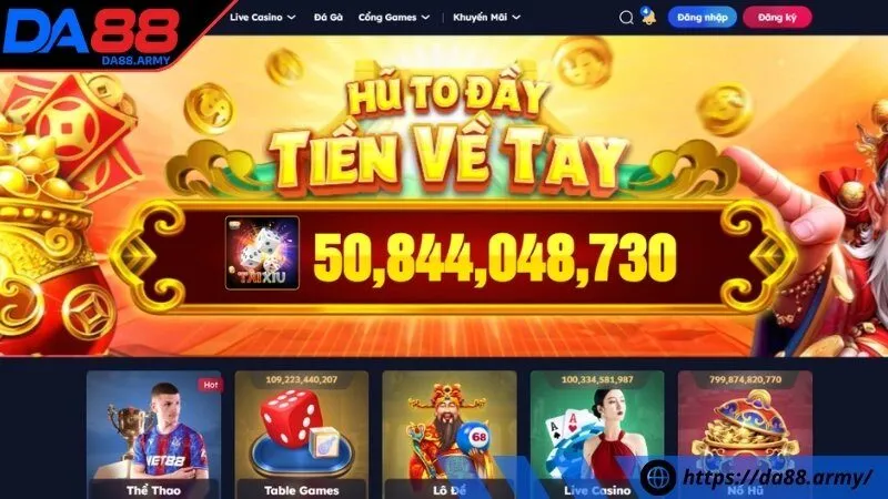 Tải app DA88 để tham gia chơi tuỳ thích